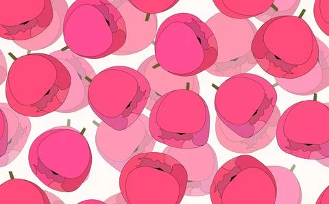 Spring colorful vector illustration with tulips. Cartoon style. Simple Illustrazione stock