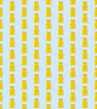 Spring. Colors.  candy.  gummy bear. Pattern without seams Stock Illustration