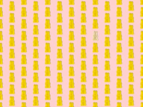 Spring. Colors.  candy.  sweetness. Pattern without seams Stock Illustration