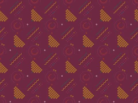 Spring. Colors.  connection. circle. Pattern without seams Stock Illustration