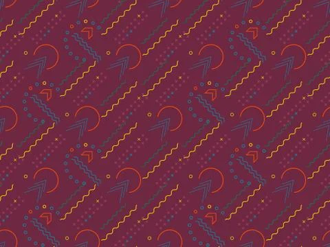 Spring. Colors.  connection.  zigzag. Pattern without seams 스톡 일러스트