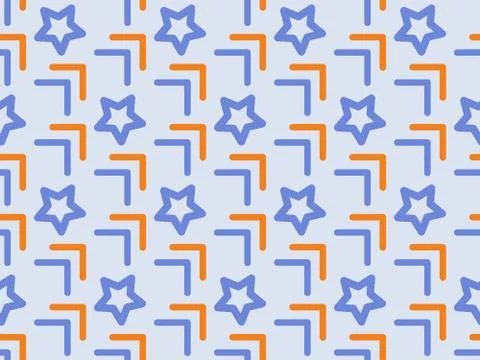 Spring. Colors. corner.  drawing. Pattern without seams Stock Illustration