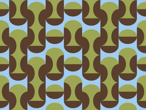 Spring. Colors.  diameter.  half circle. Pattern without seams Stock Illustration