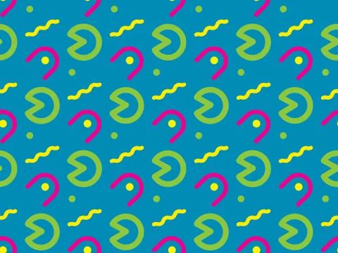 Spring. Colors.  drawing. corner. Pattern without seams Stock Illustration