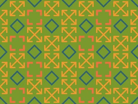 Spring. Colors.  geometry.  geometry. Pattern without seams Illustrazione stock