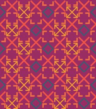 Spring. Colors.  geometry. rhombus. Pattern without seams Ilustración de archivo