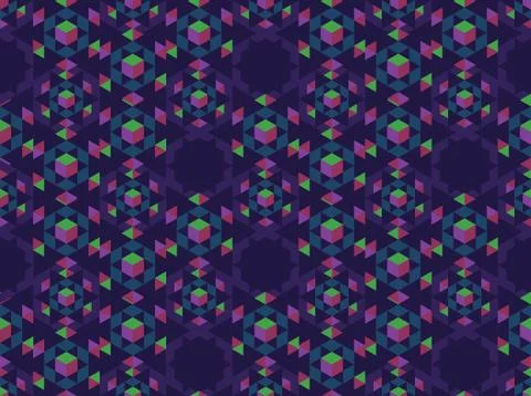 Spring. Colors.  geometry. triangle. Pattern without seams Stock Illustration