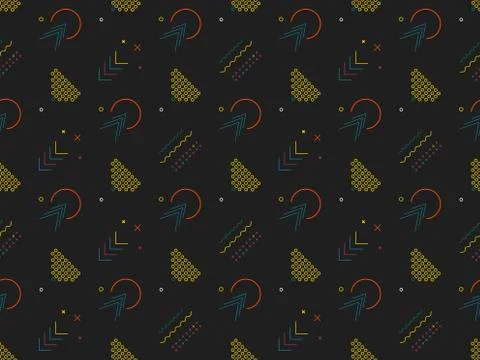 Spring. Colors.  intersection. circle. Pattern without seams Stock Illustration