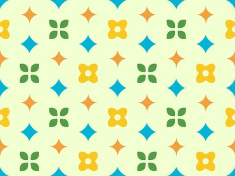 Spring. Colors.  mosaic.  geometry. Pattern without seams Stock Illustration