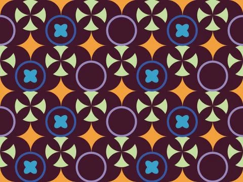 Spring. Colors.  mosaic. rhombus. Pattern without seams Illustrazione stock