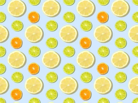 Spring. Colors. orange - fruit. abstract. Pattern without seams Stock Illustration
