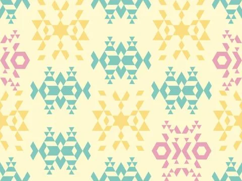 Spring. Colors.  ornament.  geometry. Pattern without seams Illustrazione stock