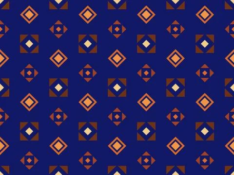 Spring. Colors.  ornament. rhombus. Pattern without seams Illustrazione stock