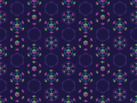 Spring. Colors.  polygon.  mosaic. Pattern without seams Illustrazione stock