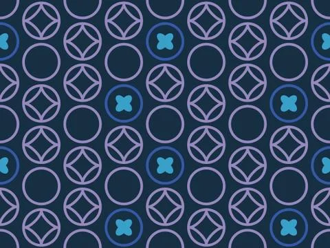 Spring. Colors.  rhombus. circle. Pattern without seams Illustrazione stock