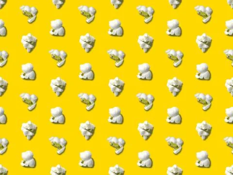 Spring. Colors.  snack.  corn. Pattern without seams Stock Illustration