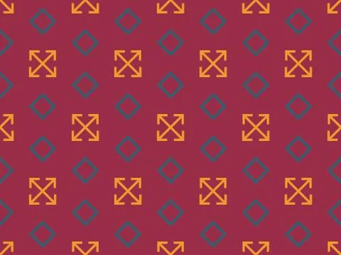 Spring. Colors.  square.  ornament. Pattern without seams 스톡 일러스트