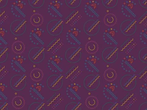 Spring. Colors.  straight lines.  abstraction. Pattern without seams Stock Illustration
