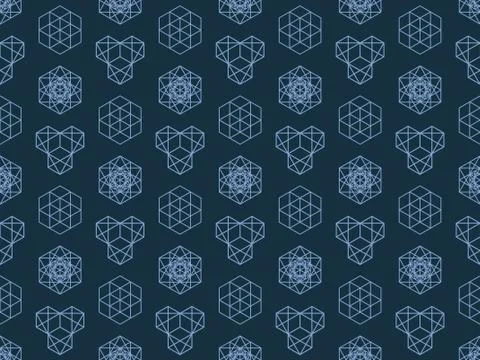 Spring. Colors. triangle.  rhombus. Pattern without seams Stock Illustration