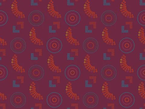 Spring. Colors.  zigzag.  arrow. Pattern without seams Stock Illustration