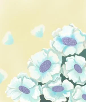Spring comes time to blossom Stock Illustration