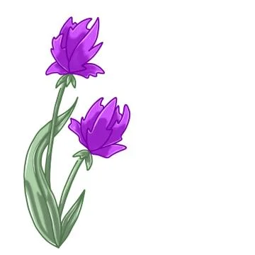 Spring comes time to blossom Stock Illustration