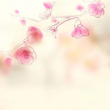 Spring is coming - cover. Stock Illustration