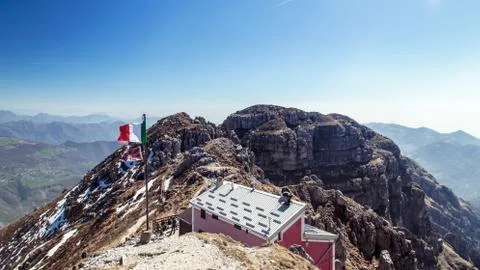 Spring is coming in the valley Stock Photos