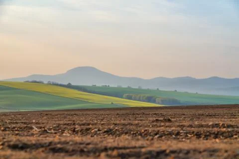 Spring countryside Stock Photos