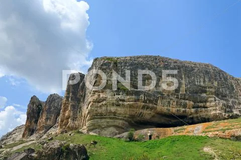 Spring crimea landscape (ukraine). Stock Photos