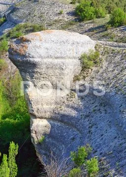 Spring crimea mountain landscape (ukraine). Stock Photos