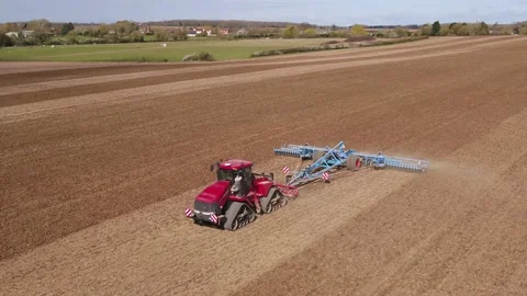 Spring Cultivations UK Stock Footage 152410208