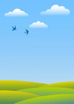 Spring day. Stock Illustration