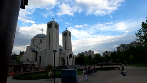 Spring day in the park Stock Footage 155718716