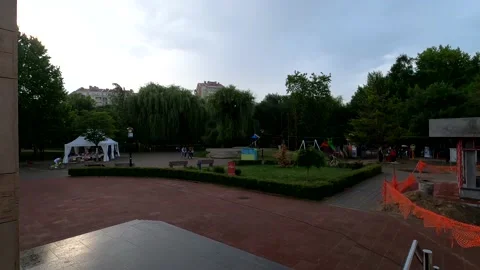 Spring day in the park Stock Footage 155718735