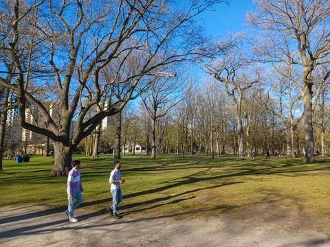 Spring Day in Toronto Stock Photos