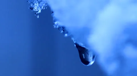 Spring drops c Stock Footage 46624853