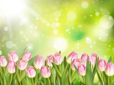 Spring Easter background. EPS 10 Stockillustratie