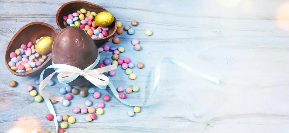 Spring Easter background Stock Photos