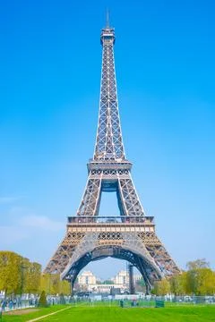 Spring at Eiffel Tower Stock-Fotos