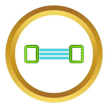 Spring expander icon Stock Illustration