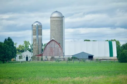 Spring on the farm Stock Photos