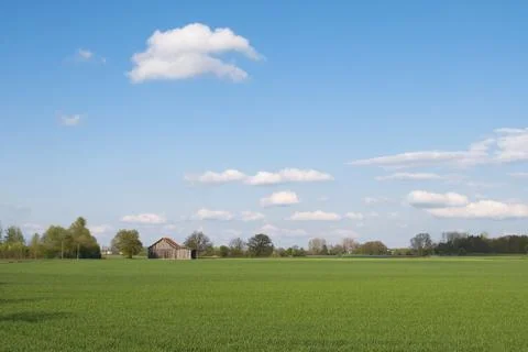 Spring farming in germany Stock Photos