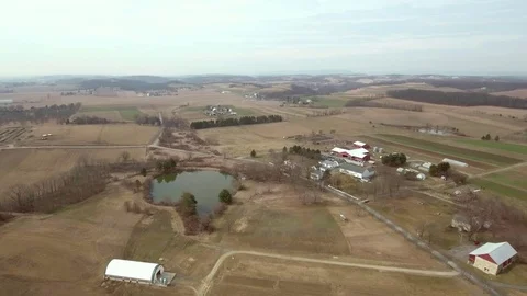 Spring farms Stock Footage 72820948