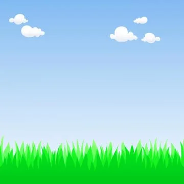 Spring field Stock Illustration