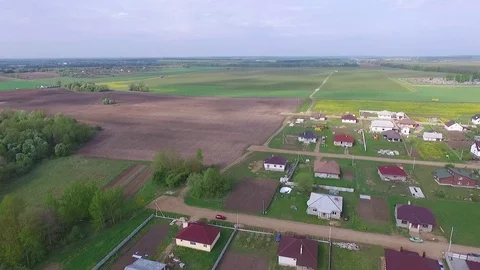 Spring fields and gardens 2 Stock Footage 102048094