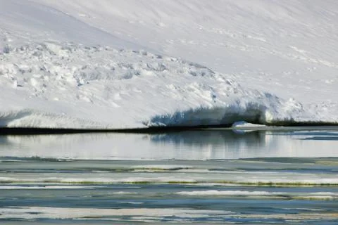 The spring flood Stock Photos
