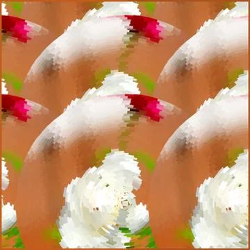 Spring floral abstract background. Spring bright pattern full energy and happ Stock Illustration