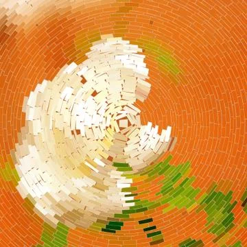 Spring floral abstract background. Spring bright pattern full energy and happ Stock Illustration