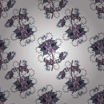 Spring floral background with flowers. Vector cute pattern in small flower. Smal Stock Illustration